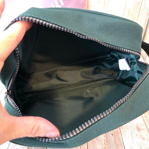 Women's Coach Dark Green Silver Cosmetic Bag - Picture 4 of 5